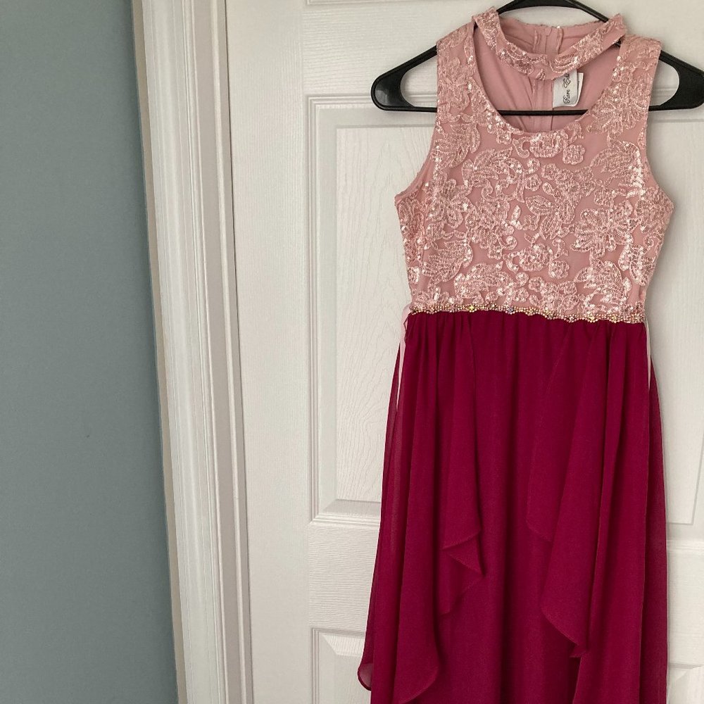 pink dress